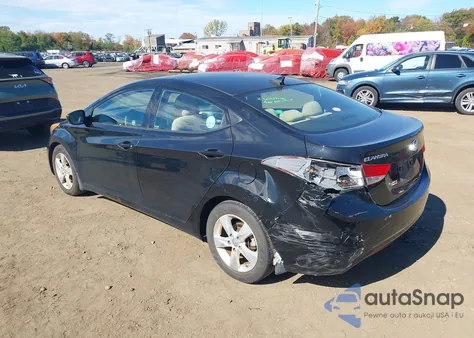 2013 Hyundai Elantra Gls из США, поврежденный, VIN 5NPDH4AE8DH303984
